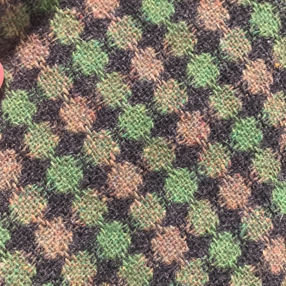 LOFT by Ann Taylor vintage wool blend green lined skirt 12P - Picture 2 of 8